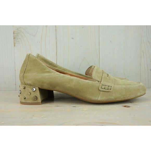 UGG ELISE STUDDED BLING   SUEDE BLOCK HEELS 10 NIB - Picture 2 of 11